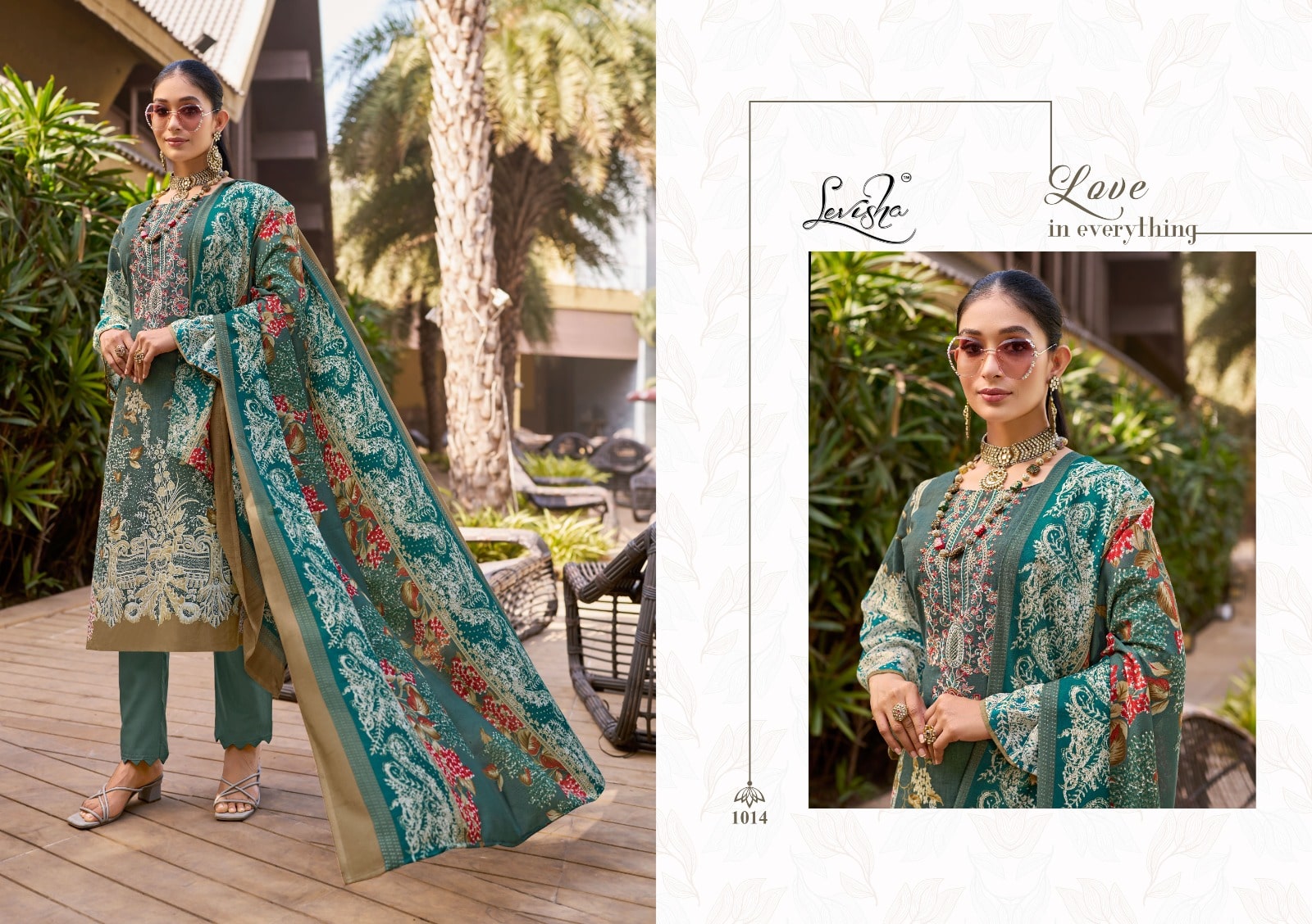 Levisha Naira Nx Cotton Pakistani Style Dress Material Collection
